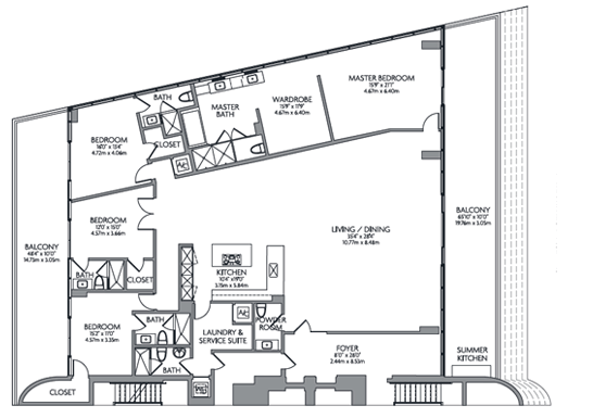 Regular Floor Plans & Penthouses